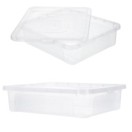Plastové veko nádoby organizér box 10l, uzamykateľný box box
