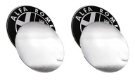 Silikónové emblémy odznaky 50 mm pre Alfa Romeo