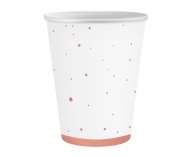 Celebrate papierové poháre ružové a zlaté 250 ml