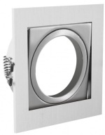 VILA stropné bodové svietidlo, sklopné, štvorcové. inox
