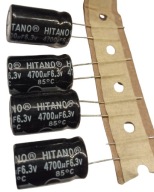 Elektrolytický kondenzátor 4700uF 6,3V 13x21loESR