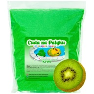 Farebný cukor do stroja na cukrovú vatu s príchuťou KIWI 1KG