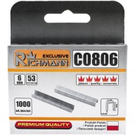 ZOŠÍVAČKY TYP 53 (530/A) 6mm 1000 ks RICHMANN