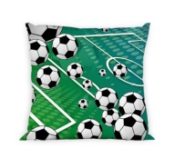 Bavlnený NÁPLN NA VANKÚŠ FUTBAL 40x40 cm ROZTEČ