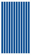 Samolepky STRIPES 2cm Tmavomodrá