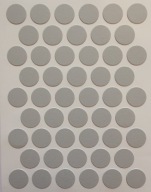 Čiapky na nábytok samolepiace 14mm - svetlošedá - 50 ks.
