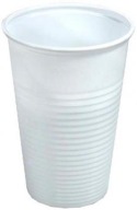 HRNČEK PLASTOVÉ HRNČEKY 200ml 100ks BIELY PRE STUDENÉ opakovane