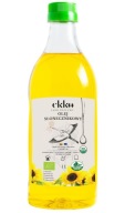SLNEČNICOVÝ OLEJ LISOVANÝ ZA STUDENA NA VARENIE A VYPRAŽOVANIE, BIO 1L - EKKO
