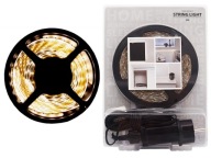 TEPLÝ BIELY LED PÁS 5M 300 LED + 12V NAPÁJANIE