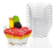 Dezertné poháre CROWN FINGERFOOD, opakovane použiteľné nádoby, 90 ml, 24 ks.