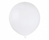 Latexový balón, pastelovo biela guľa, veľký, 48 cm