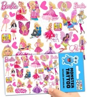 UMÝVAJÚCE DOČASNÉ TETOVANIE PRE DETI BARBIE DETI ORIGINÁLNE VZORY