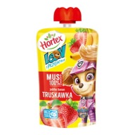 Hortex leon and friends snack ovocná pena 1 jablko, banán, jahoda p