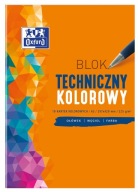 OXFORD technický blok A3 225g farebný 10k