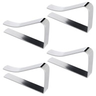 4x STEEL Clips kovová držiaková pracka na obrus obrusovú dosku (