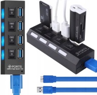 USB HUB 4-PORTOVÝ ROZDEĽOVAČ USB 3.0 SPLITTER