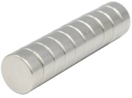 SILNÝ VALEC NEODYMOVÝ MAGNET 8x5 - SADA 10 / NEODYMOVÝCH MAGNETOV /