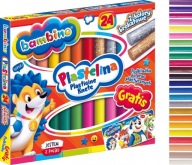 BAMBINO plastelína 24 farieb + podložka (01901)