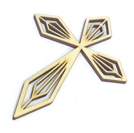 PRELÁŠKOVANÝ DEKOR KRÍŽOVÁ PREHLIADKA 120x80mm QE88