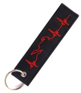 Kľúčenka RED LIFE LINE Prívesok na motorku