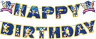 BIRTHDAY GARLAND BANNER SONIC BLESK VŠETKO VŠETKO NARODENINY NARODENINY 230cm