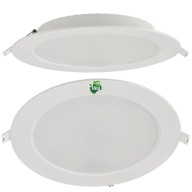 LED stropné svietidlo, zápustné, zápustné, 18W, 1980lm, 4000K, biele