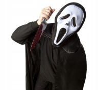 SKRREAMOVÁ MASKA S KUKÚČNOU MASKOU KUKÚČOU na HALLOWEEN