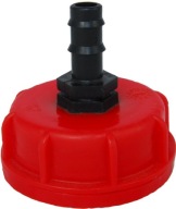 Priamy nástrčný konektor fi15mm + plastová matica