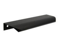 MATNÁ ČIERNA ÚCHYTKA NA NÁBYTOK, PREKRÝVANÁ, HRANA UA02 160 MM / 180 MM