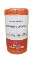 Spletená linka Economy Orange 200m pastier