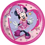 Papierové tanieriky Minnie Mouse 20 cm, 8 ks.