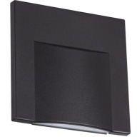 LED svietidlo na schodisko 3000K 15lm SQUARE BLACK KANLUX