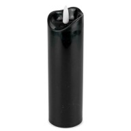 Voskovaná LED sviečka 17,5 cm Čierna 3/20/WAX-B 50/175