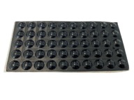 Tlmič nárazov silikónový 8 x 2,5 mm čierny