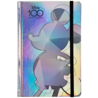 Zápisník A5 s gumou Disney 100 Coolpack, dúhový, 80 linajkových listov