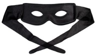 ČIERNA MASKA KOSTÝM ZORRO BOJOVNÍKA