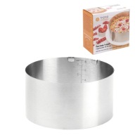 Nastaviteľný BAND RÁM NA TORTU 16-30cm CAKE RING forma na piškóty