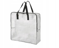 Priehľadná taška IKEA Dimpa 62x22x65cm