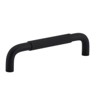 RÚČKA NÁBYTKU SANTI, MAT ČIERNA 160MM HVYT, OTOČNÁ, MODERNÁ