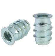10x M6 x 18 mm nástrčná vložka, nábytková vložka do dreva, s imbusovým kľúčom 6