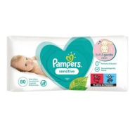PAMPERS SENSITIVE VLHČENÉ Utierky 1x80 ks