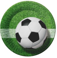 Futbalové taniere 6 kusov 18 cm