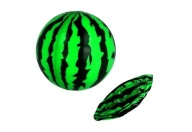VODOVÝ MELÓN GUMOVÁ LOPTA NAHÚŠANÁ DO HRY, 24 cm, farby