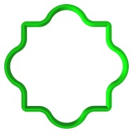 Formička na štítok Rám 20 8cm