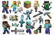 Umývateľné tetovanie pre deti MINECRAFT CG353