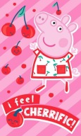 Uterák do škôlky 50x30 PEPPA PIG uterák