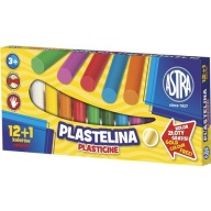 Plastelína Astra 12 farieb + 1 zdarma, 303115007