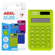 KANCELÁRSKA KALKULAČKA AXEL AX-200G, ZELENÁ