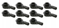 LEGO Round Plate Rod Black Black 10 dielikov 6196548 32828
