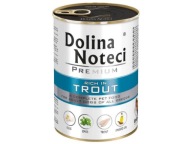 DOLINA NOTECI MOKRÉ KRMIVO PRE PSY BOHATÉ NA PSTRUHY 400G